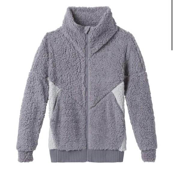 prAna Women's Full Zip Fleece High Collar Permafrost Jacket - Picture 2 of 8